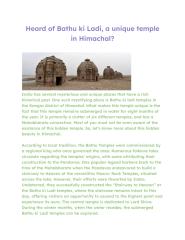 Heard of Bathu ki Ladi, a unique temple in Himachal.pdf
