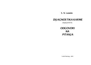 S.N.Lazarev - Dijagnostika karme 5 - Odgovori na pitanja.pdf