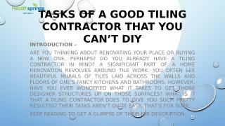 Tasks of a Good Tiling Contractor you can’t DIY.pptx